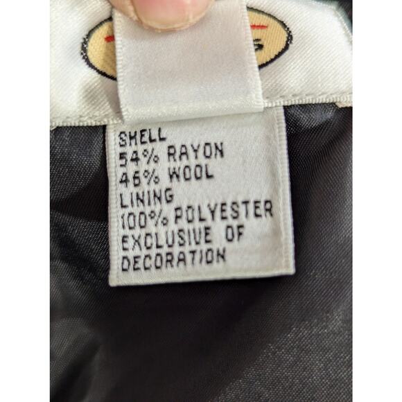 NWOT! TALBOTS! FAB WOOL BLEND FLORAL EMBROIDERY BLACK, CREAM SKIRT! SZ 6 - Picture 7 of 8